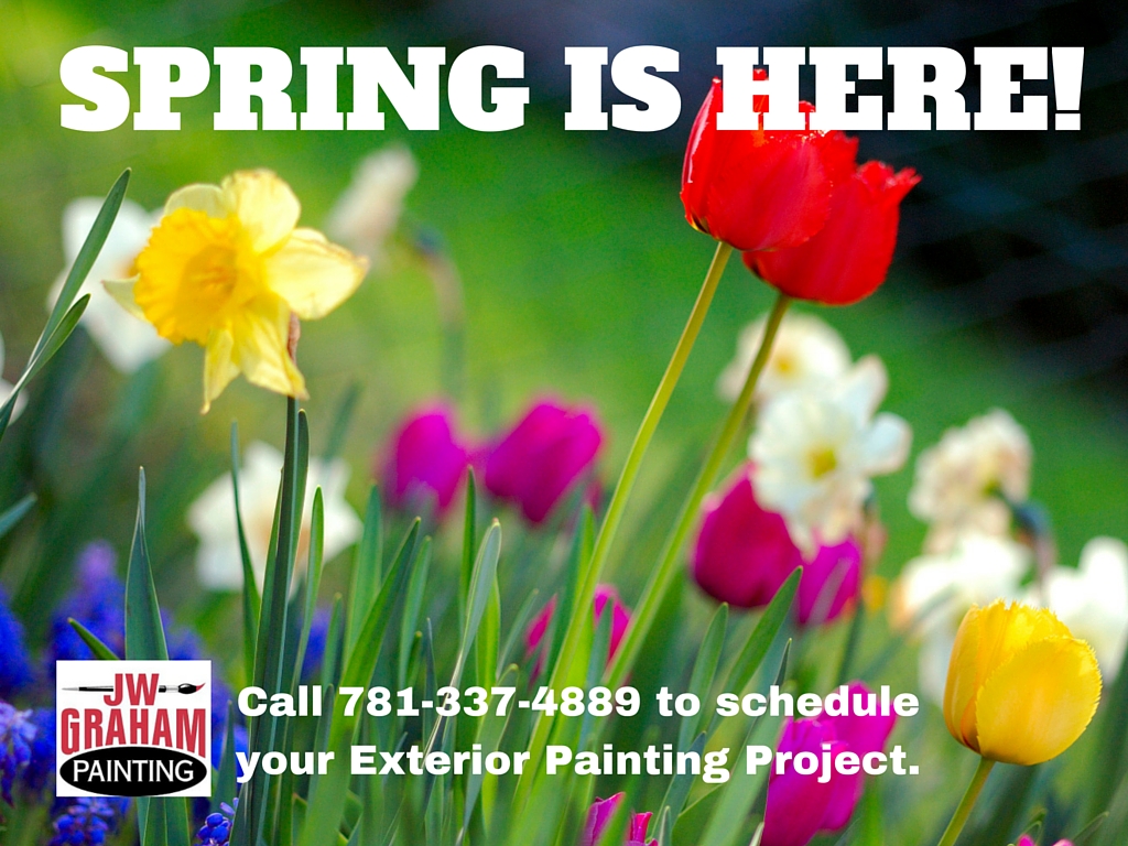 Spring is here! Schedule your exterior paint project